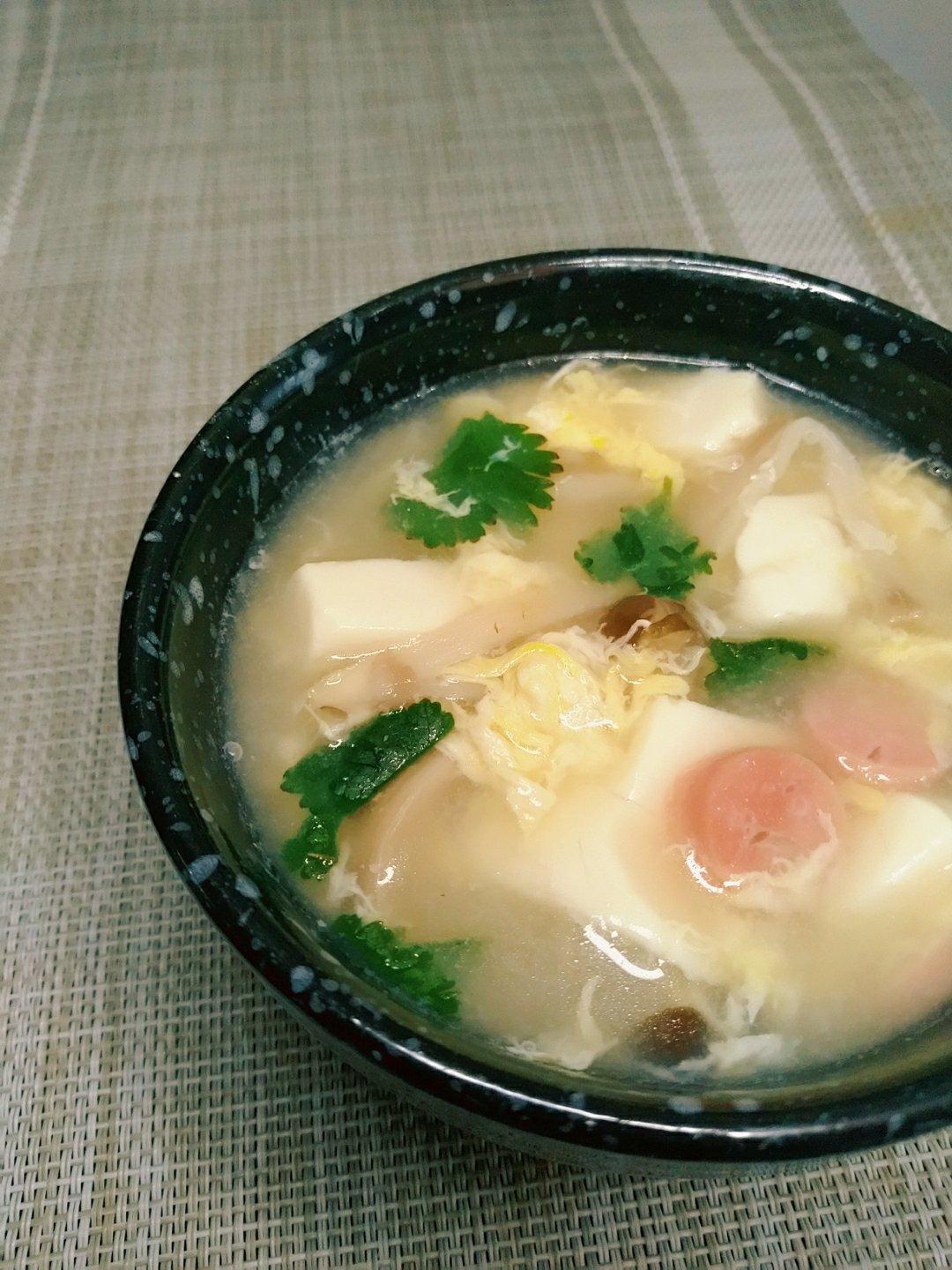 超级快手美味的豆腐羹（浓汤宝）
