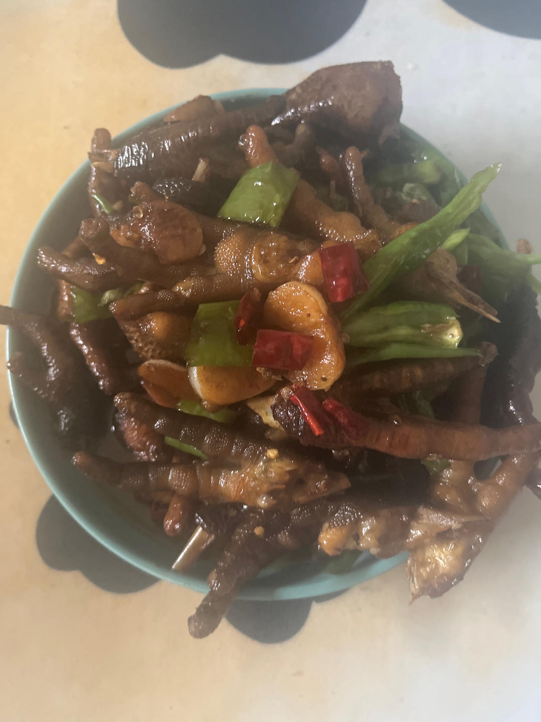 青椒炒鸡爪
