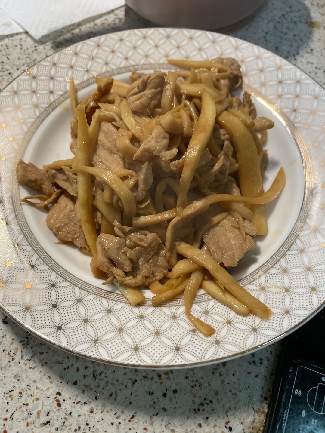杏鲍菇炒肉片