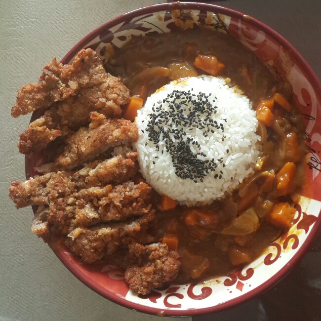 炸猪排咖喱饭