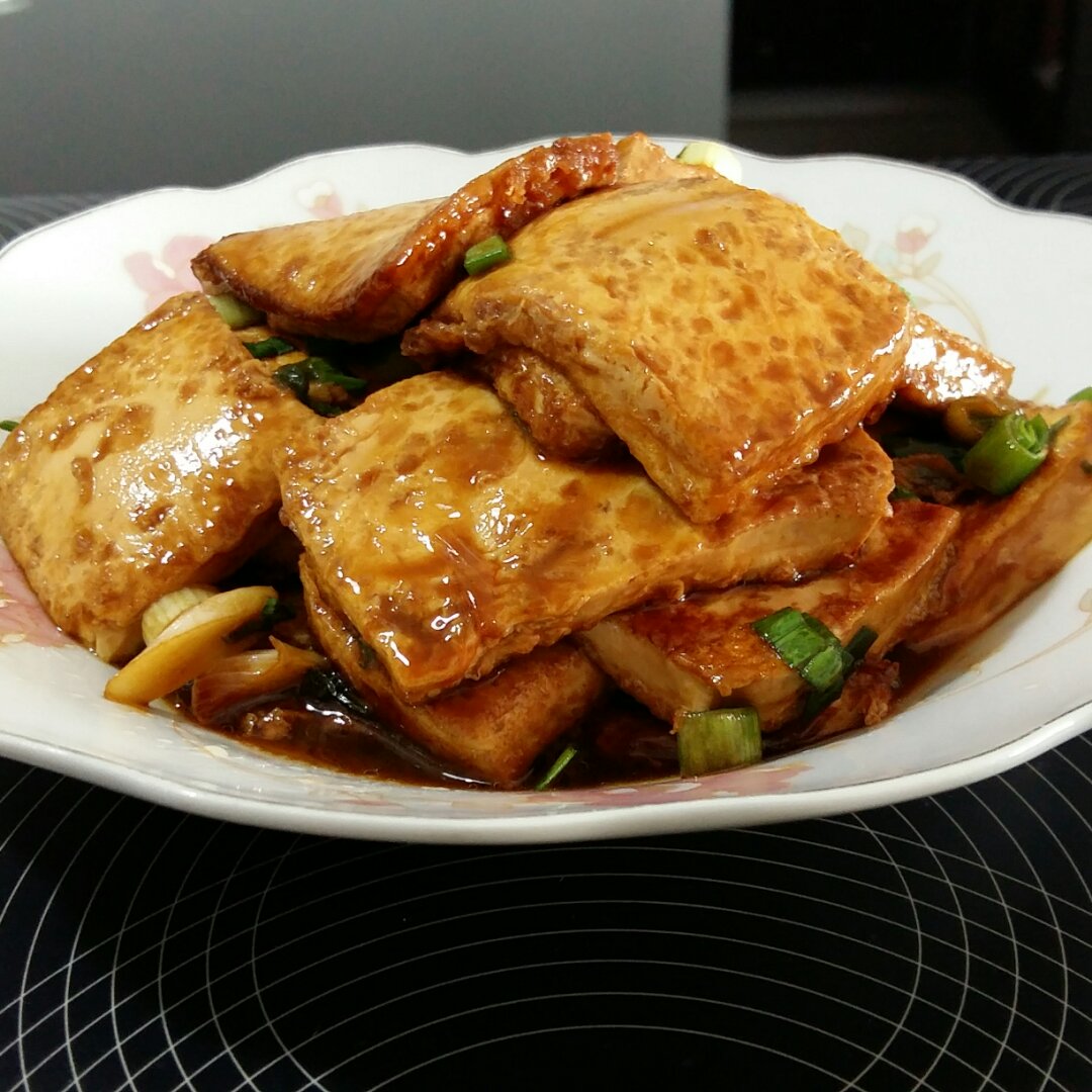 蚝油嫩豆腐