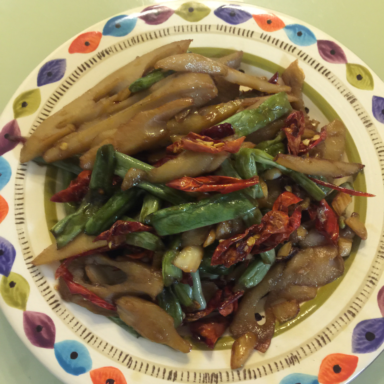 省时少油的干煸四季豆