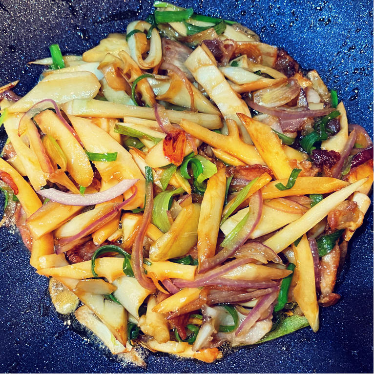 特别香的水笋炒肉