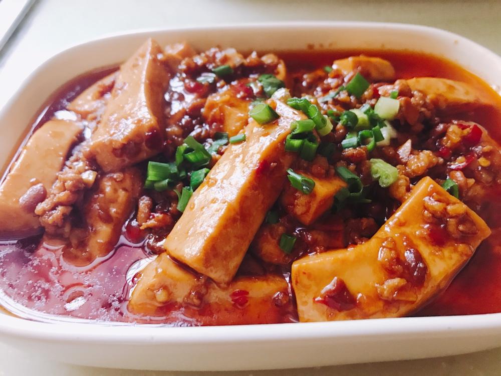 【肉沫麻婆豆腐的做法步骤图,怎么做好吃】珊蓝秀舞_下厨房