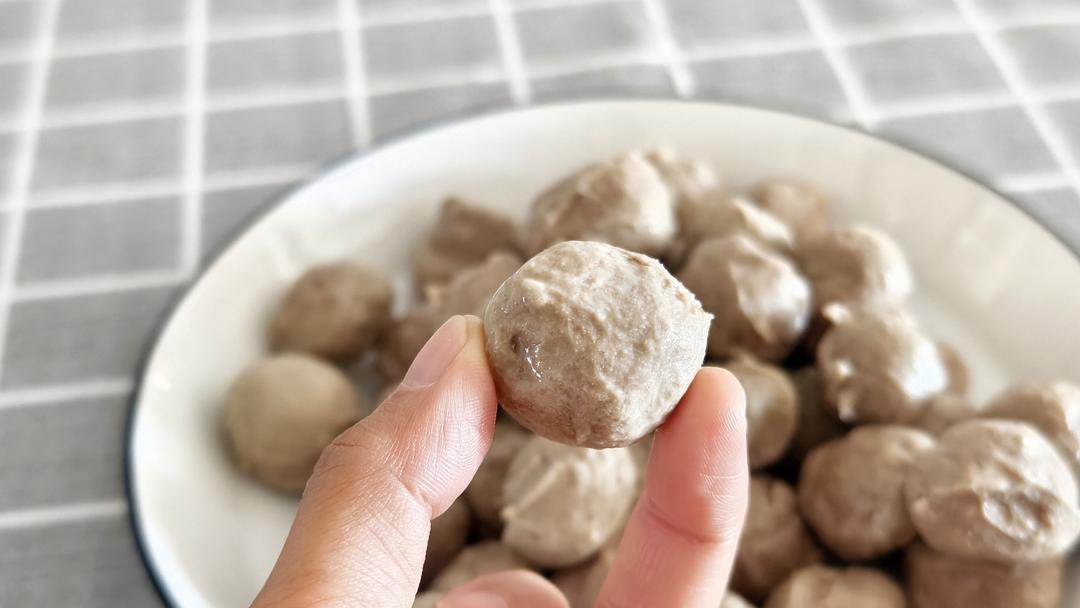 自制Q弹牛肉丸（搅拌机版）（不用手打也能上筋）