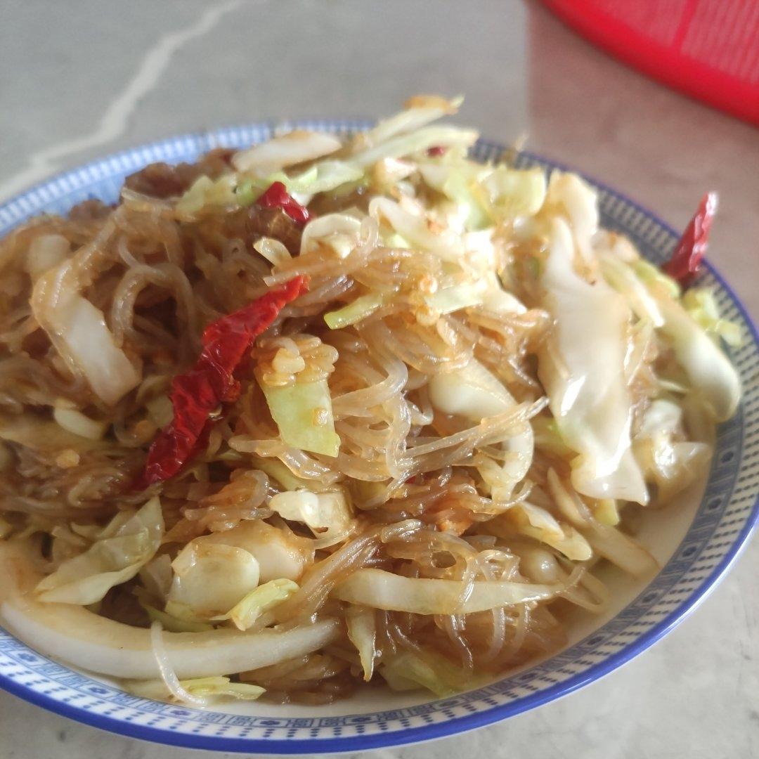 包菜粉丝（粉丝炒包菜）