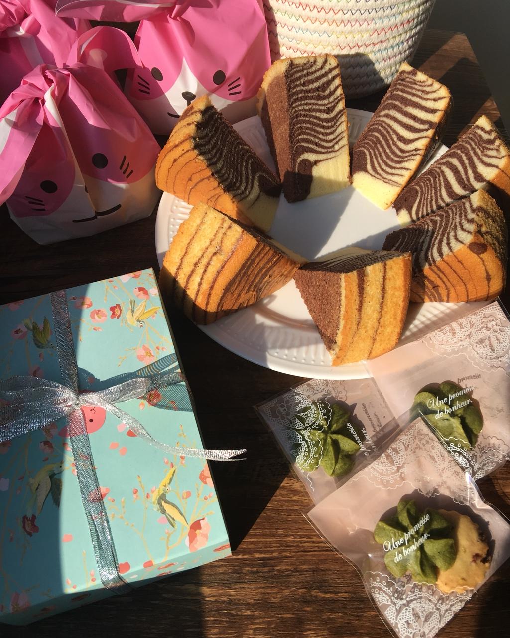 斑马纹酸奶蛋糕