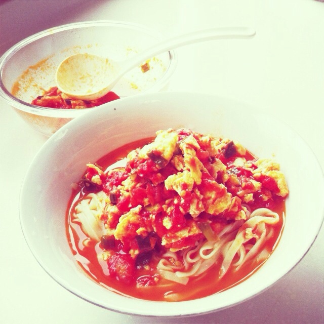 西红柿鸡蛋打卤面