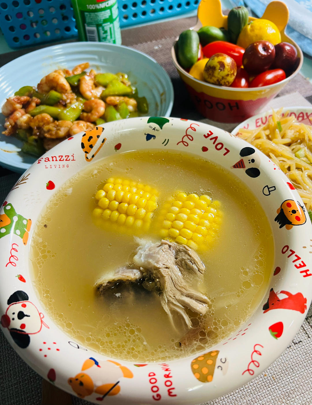 连吃三碗的玉米山药排骨汤