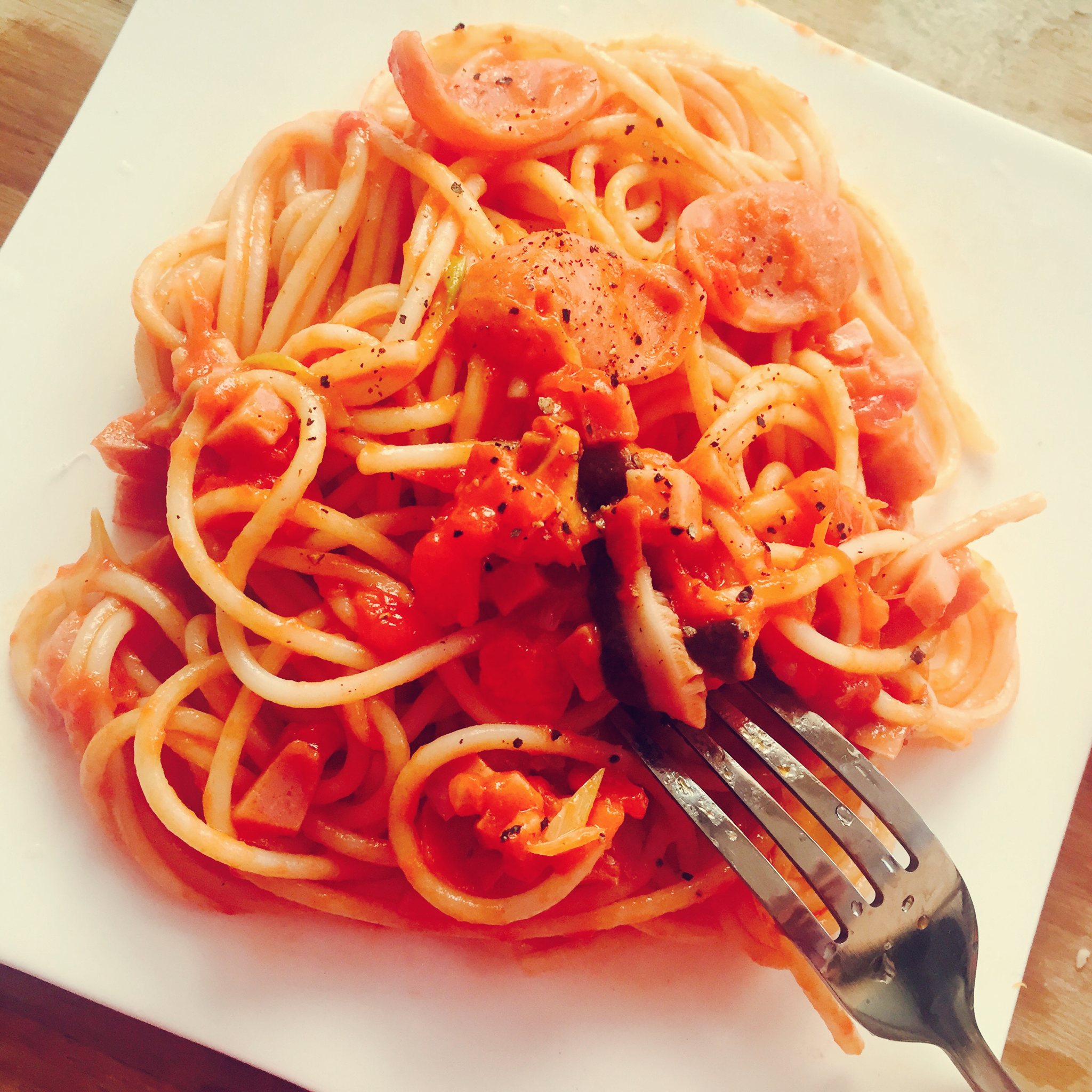 番茄肉酱意大利面