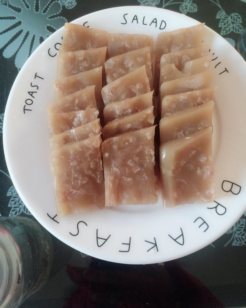 紫月666做的肉皮冻