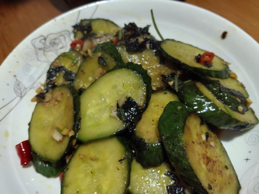 湘菜·紫苏煎黄瓜