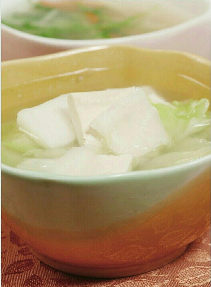 白菜豆腐的做法