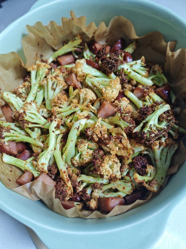 空气炸锅之干锅花菜