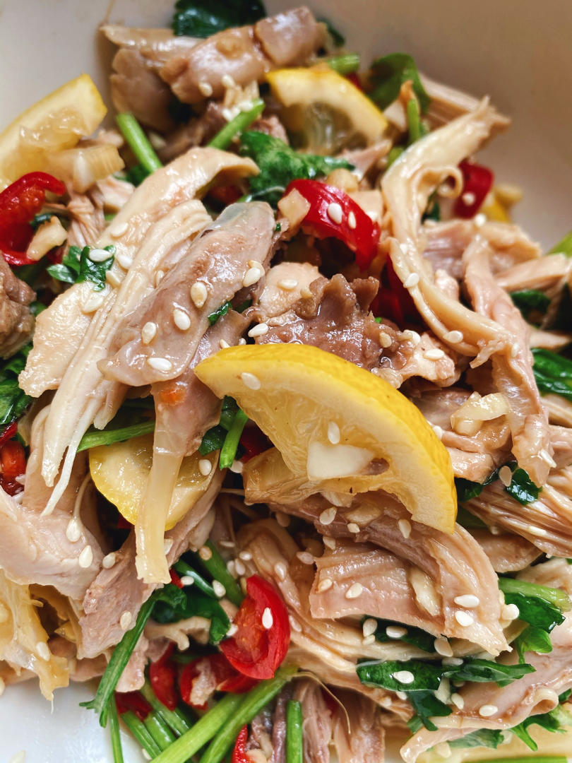 可爱啵_bbh做的家庭版的手撕鸡