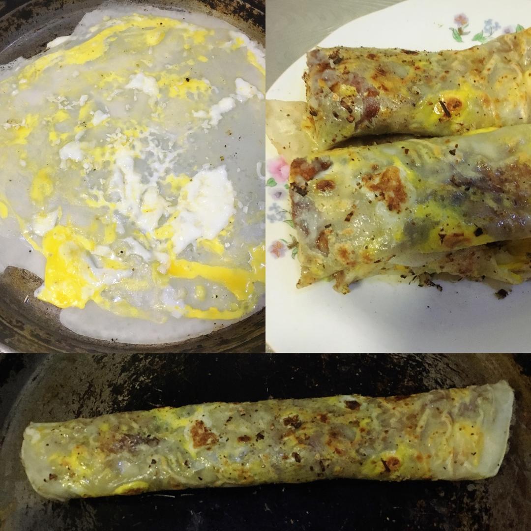 早餐鸡蛋煎饼