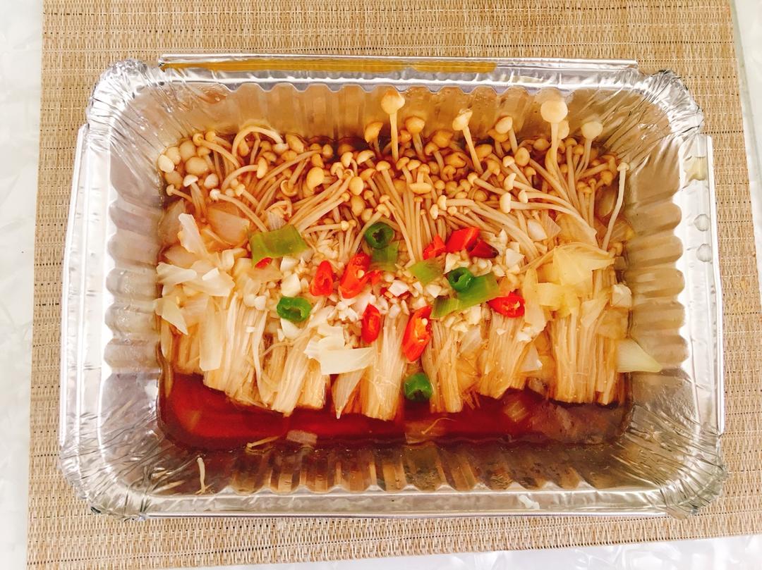 闫朵朵有大梦想做的锡纸金针菇家庭版