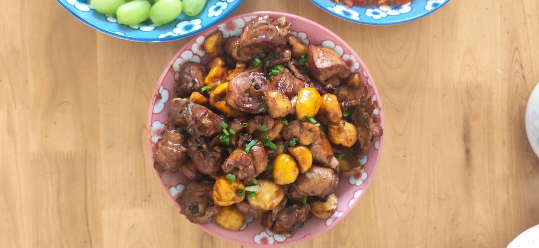 【栗子烧鸡】鸡肉都给你吃，栗子归我~