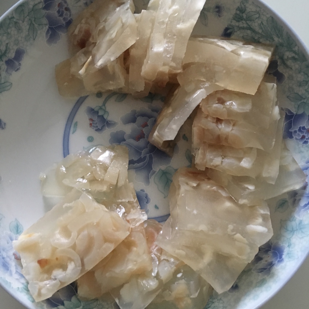 吃真正的胶原蛋白：水晶皮冻