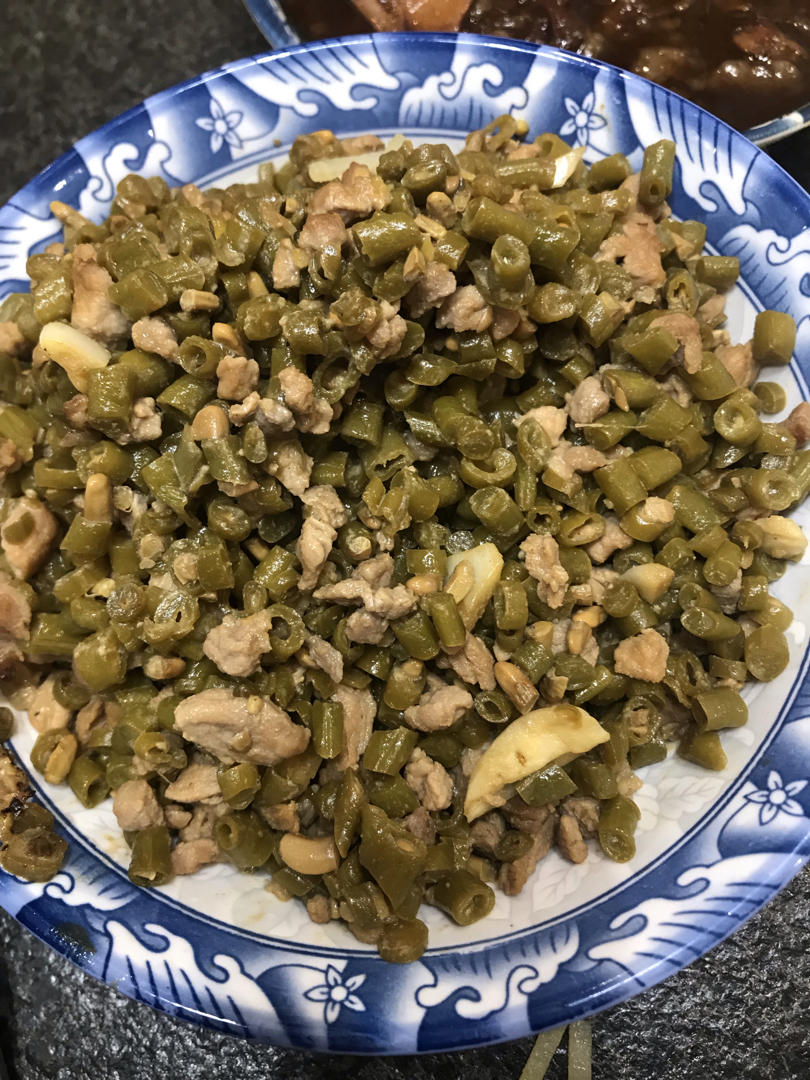 酸豆角肉沫