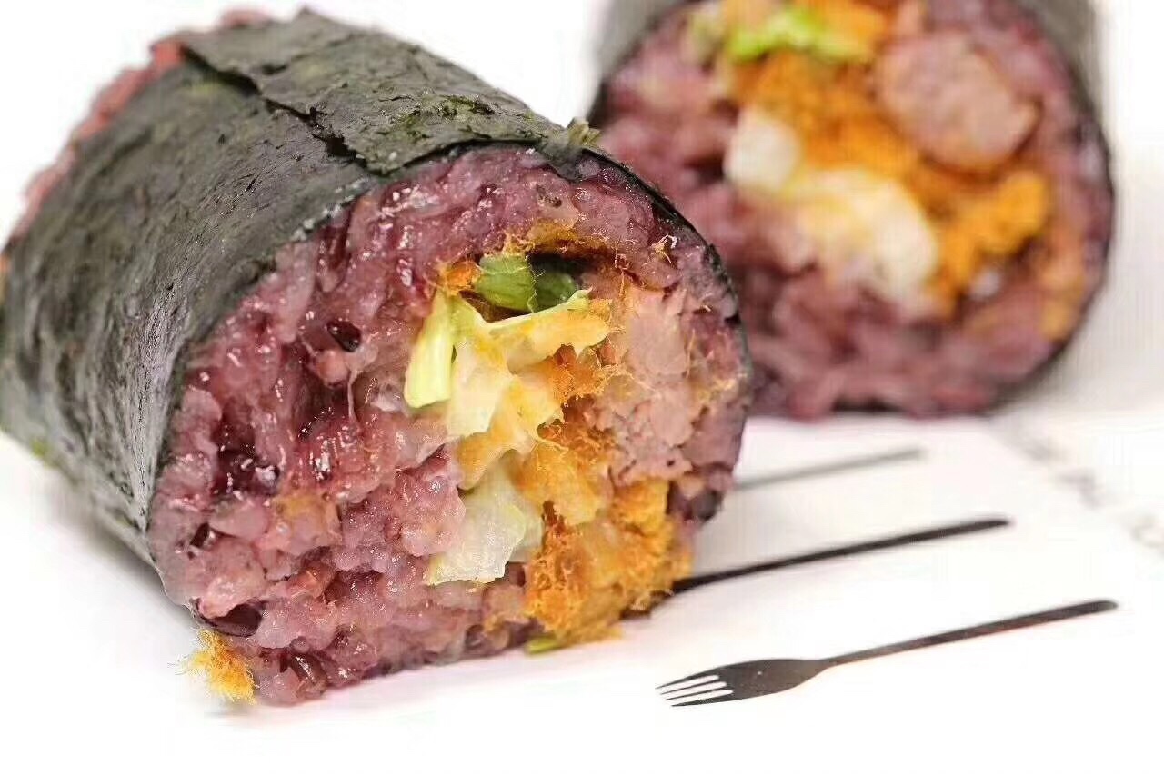 紫米和风饭团