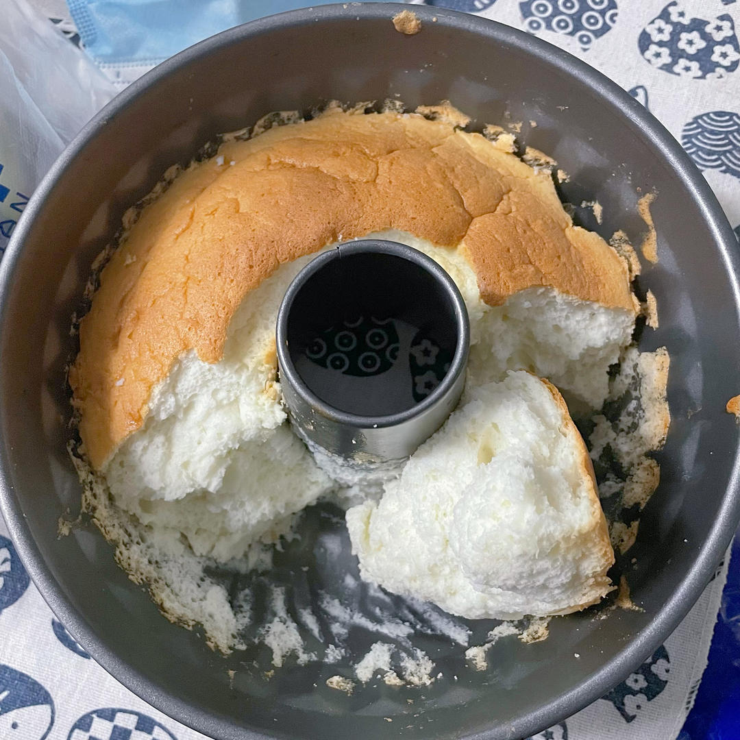 云朵般柔软--椰香天使蛋糕