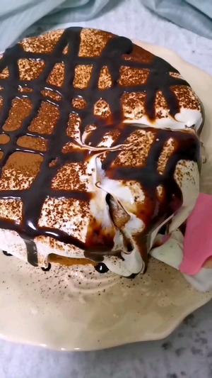 巧克力爆浆脏脏蛋糕的做法 步骤20
