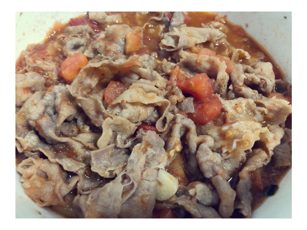 快手下饭菜--番茄肥牛