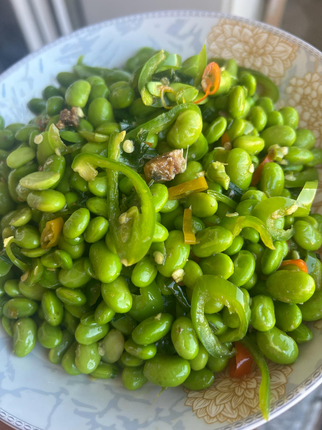 鲞煎毛豆
