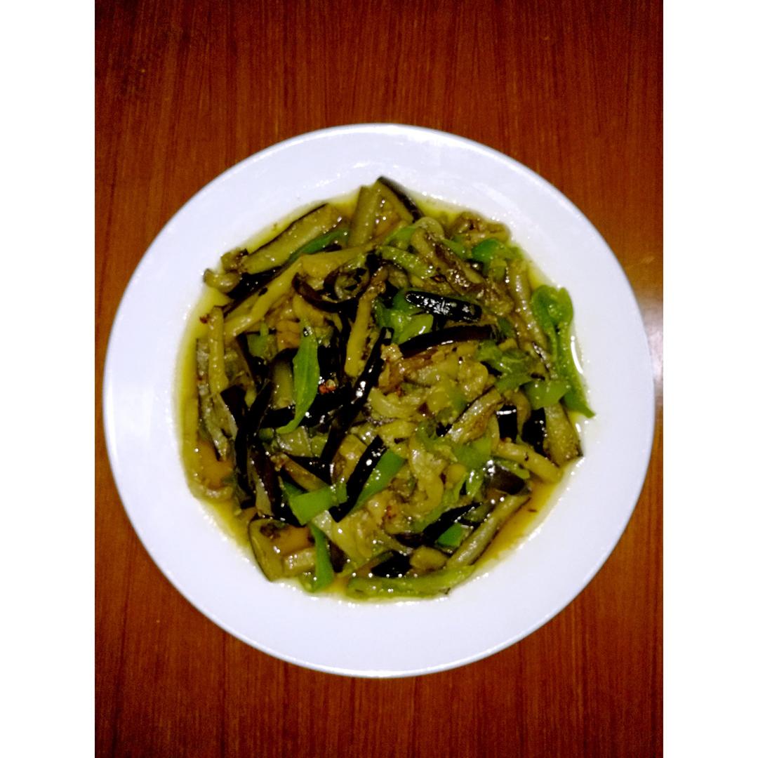 青椒茄子丝