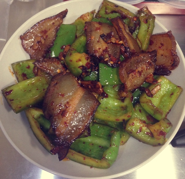青椒腊肉