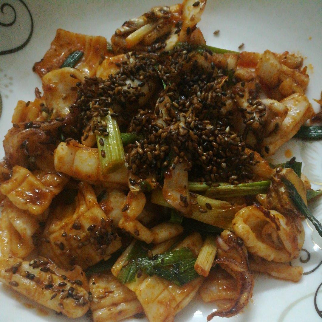 孜然鱿鱼