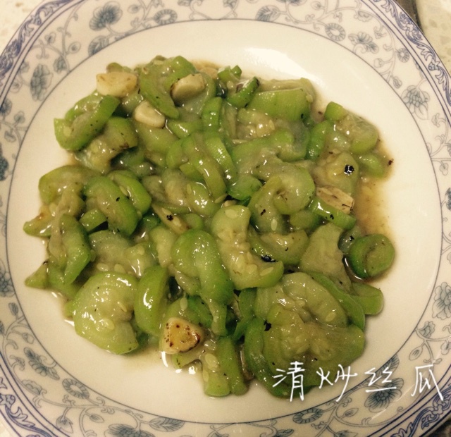 清炒丝瓜（川味家常做法）