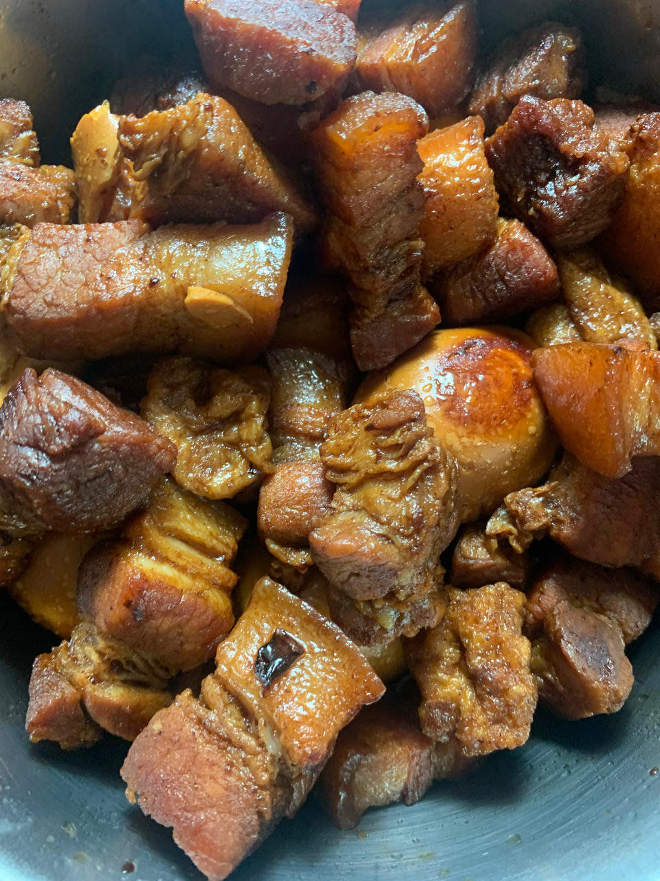 我家的红烧肉无油无香料不焯水不炒糖