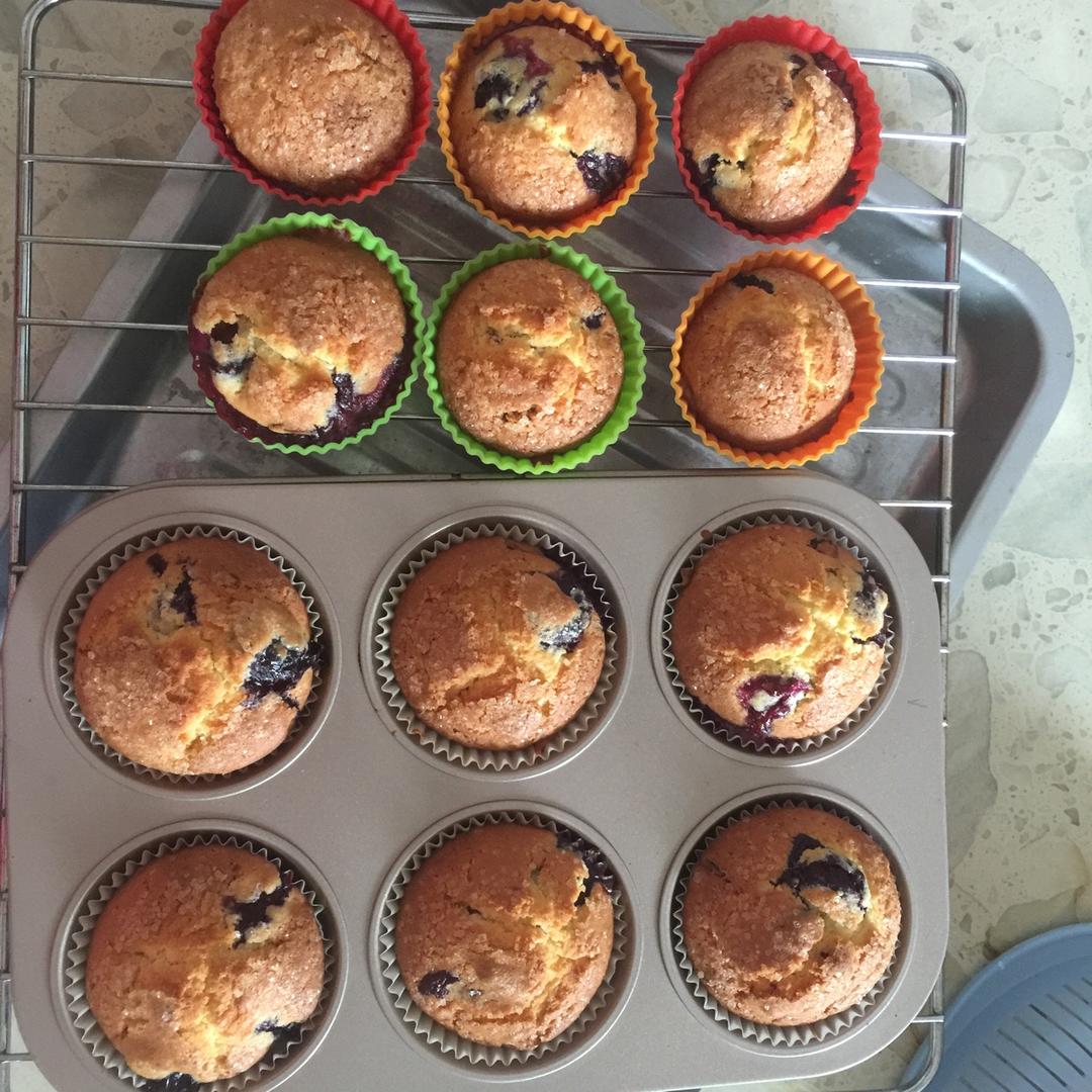 蓝莓玛芬蛋糕 Blueberry Muffin