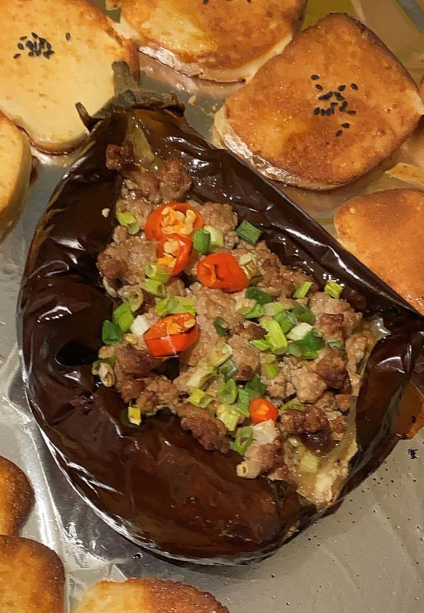 肉末烤茄子（烤箱烧烤）