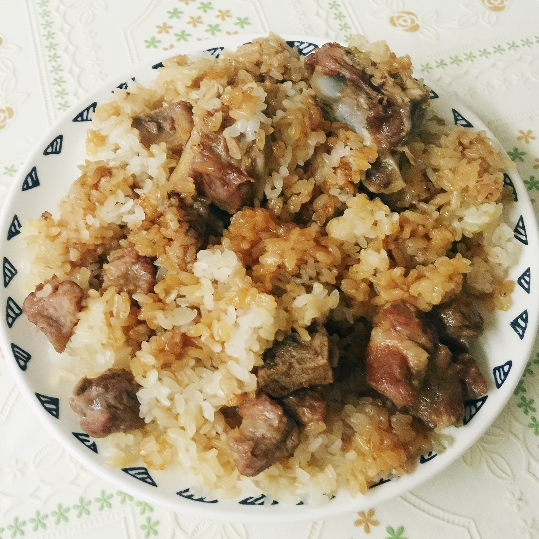 超好吃的排骨糯米饭