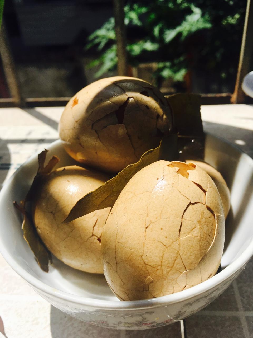 电饭煲煮五香茶叶蛋