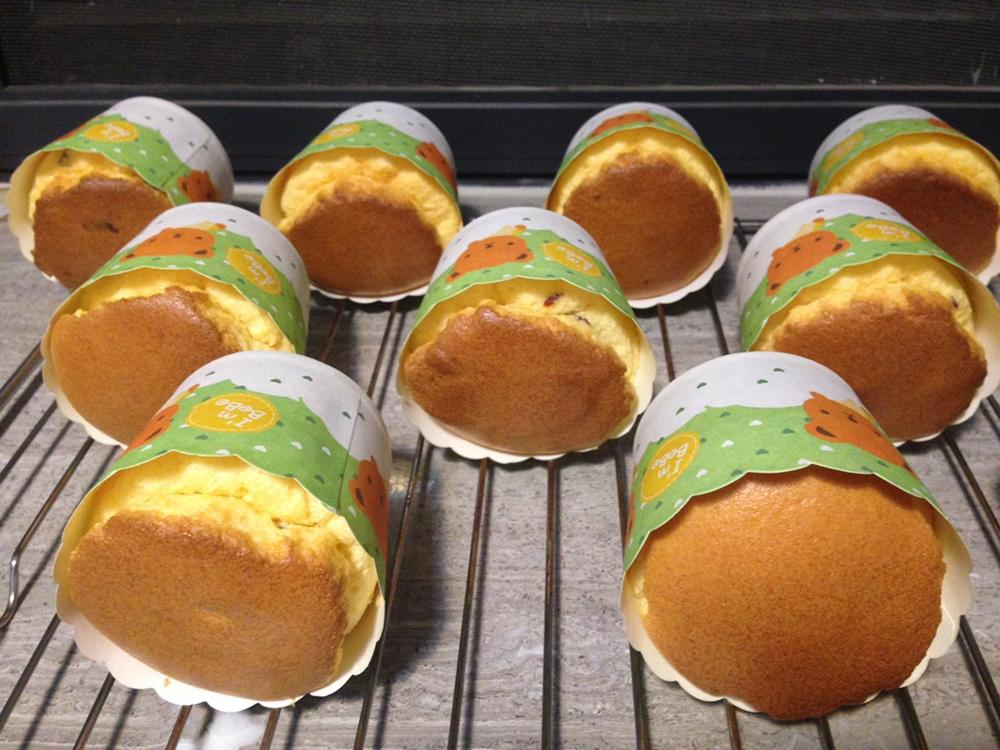 软绵绵戚风纸杯蛋糕