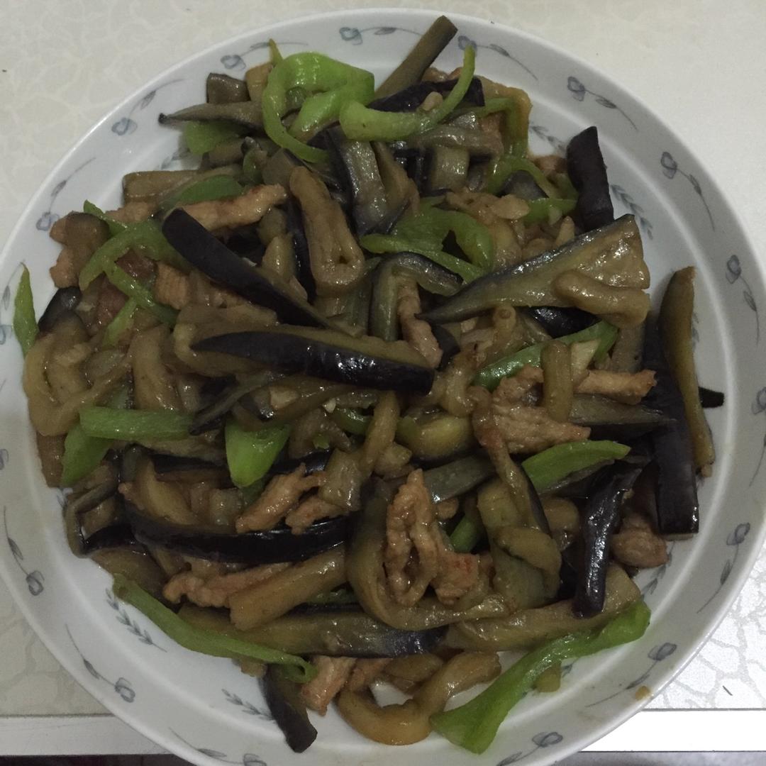 青椒炒茄子