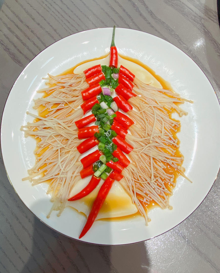 ㊗️新年开运菜🌶炮竹金针菇💥小白零失败