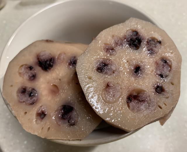 无糖血糯米藕的做法