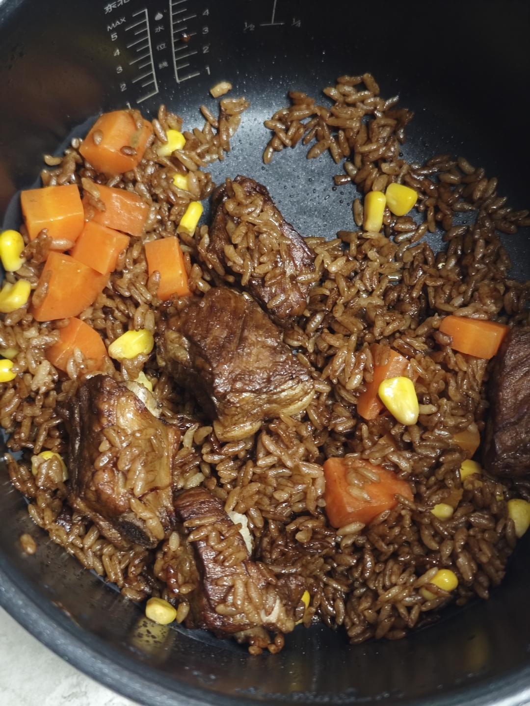 电饭锅版排骨焖饭
