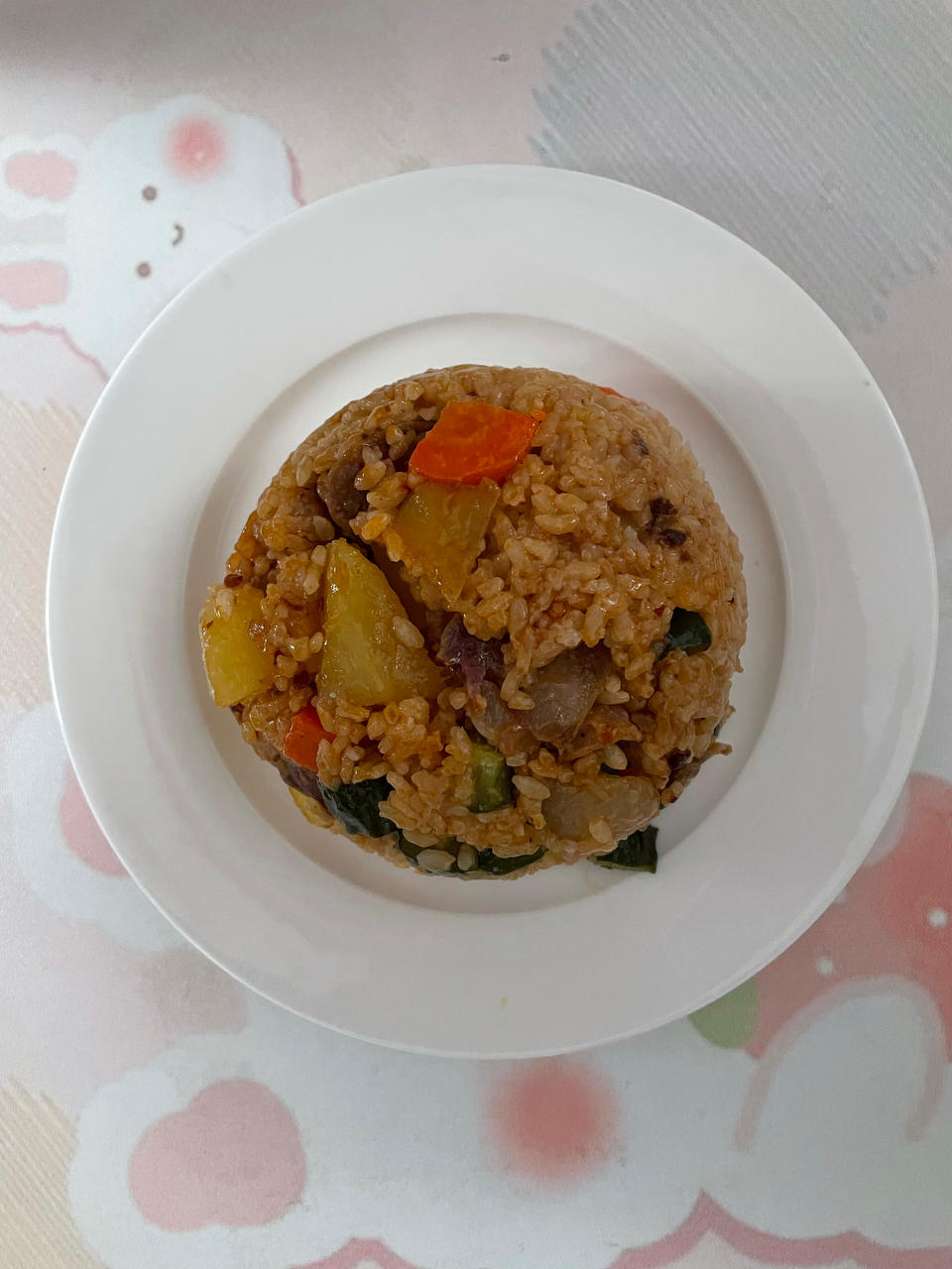 懒人必备～电饭煲腊肠焖饭