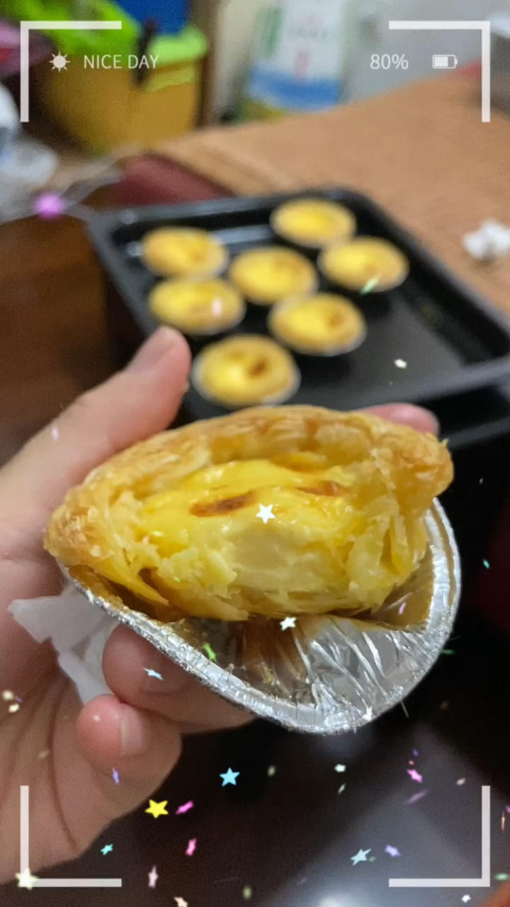 超完美味道超正的蛋挞配方，比KFC的还要嫩还要香~做过最好吃的蛋挞配方
