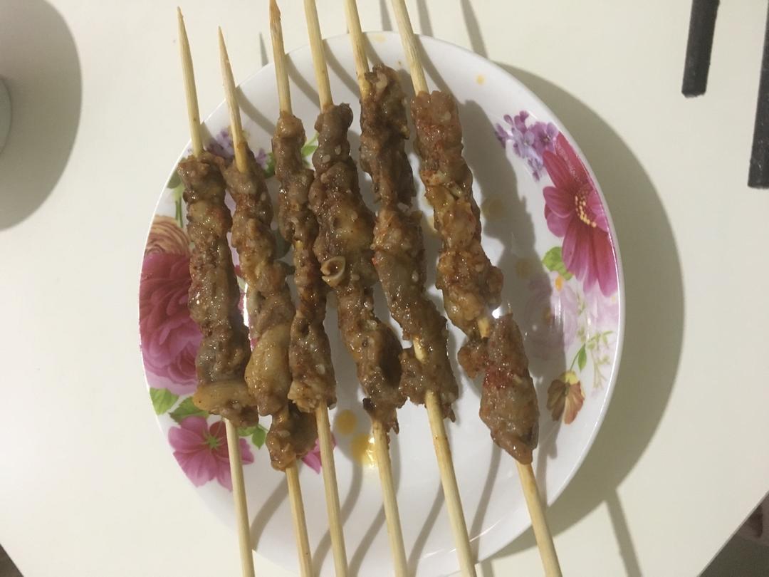 自制微波炉烤串