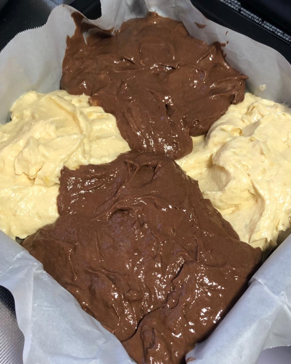 巧克力大理石纹香蕉蛋糕