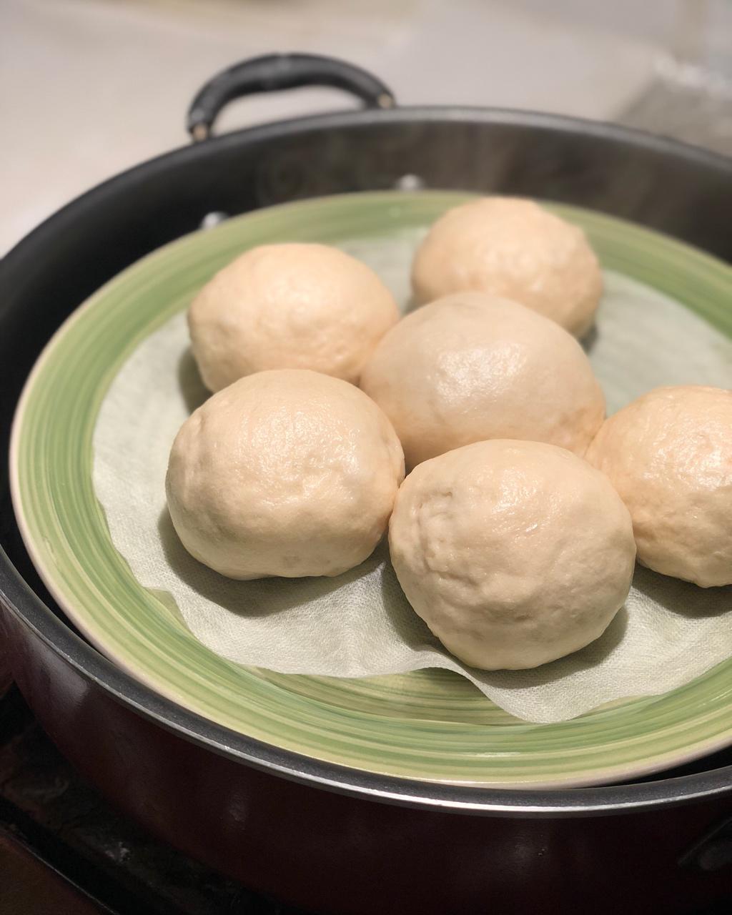 纯手工奶香馒头【无泡打粉，无添加】