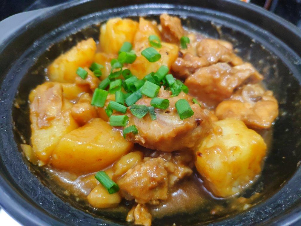 排骨炖土豆豆角