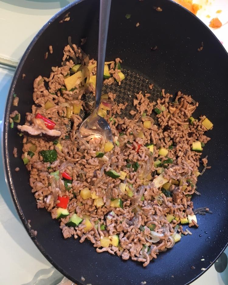 肉末炒粉丝